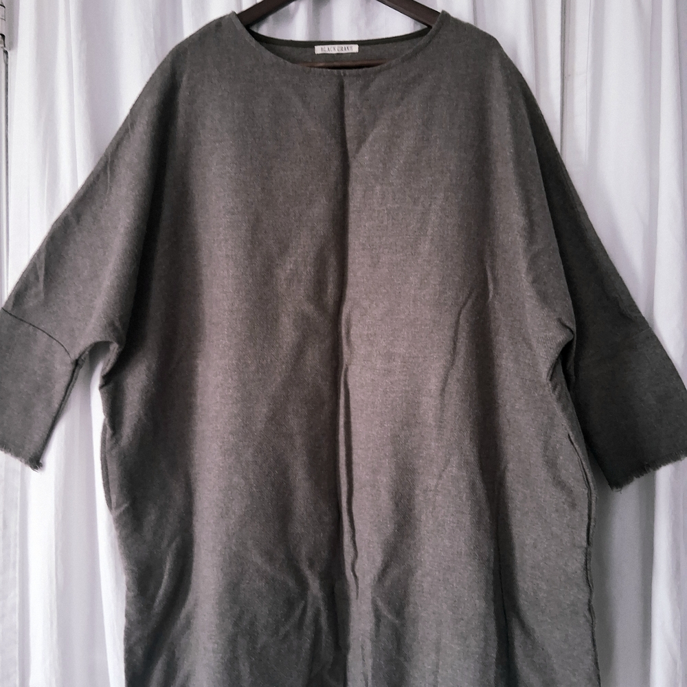 Black Crane Painter Dress